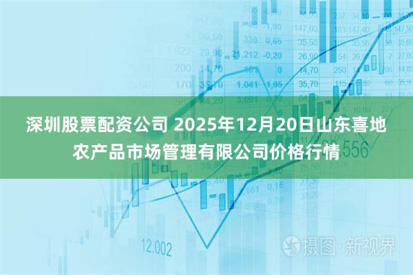 深圳股票配资公司 2025年12月20日山东喜地农产品市场管理有限公司价格行情